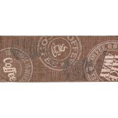 Sisalo Coffee brown konyhai szőnyeg 80x200 cm