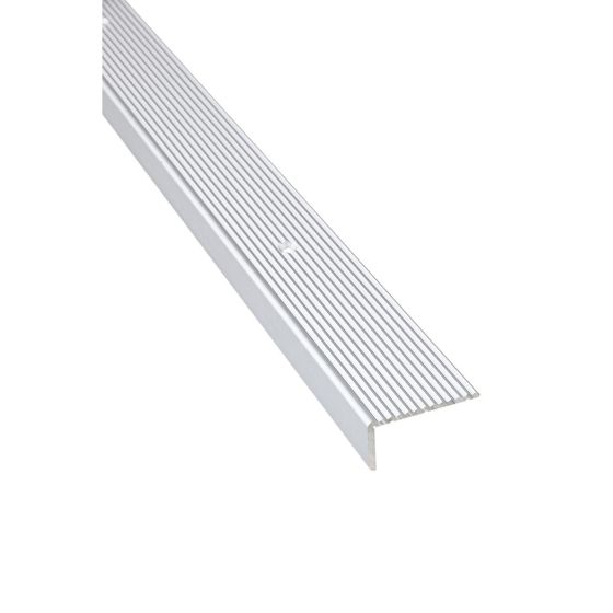 Lépcsőélvédő profil 40x20mm ezüst 2,7 m