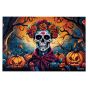 Calavera Halloween lábtörlő 60x90 cm